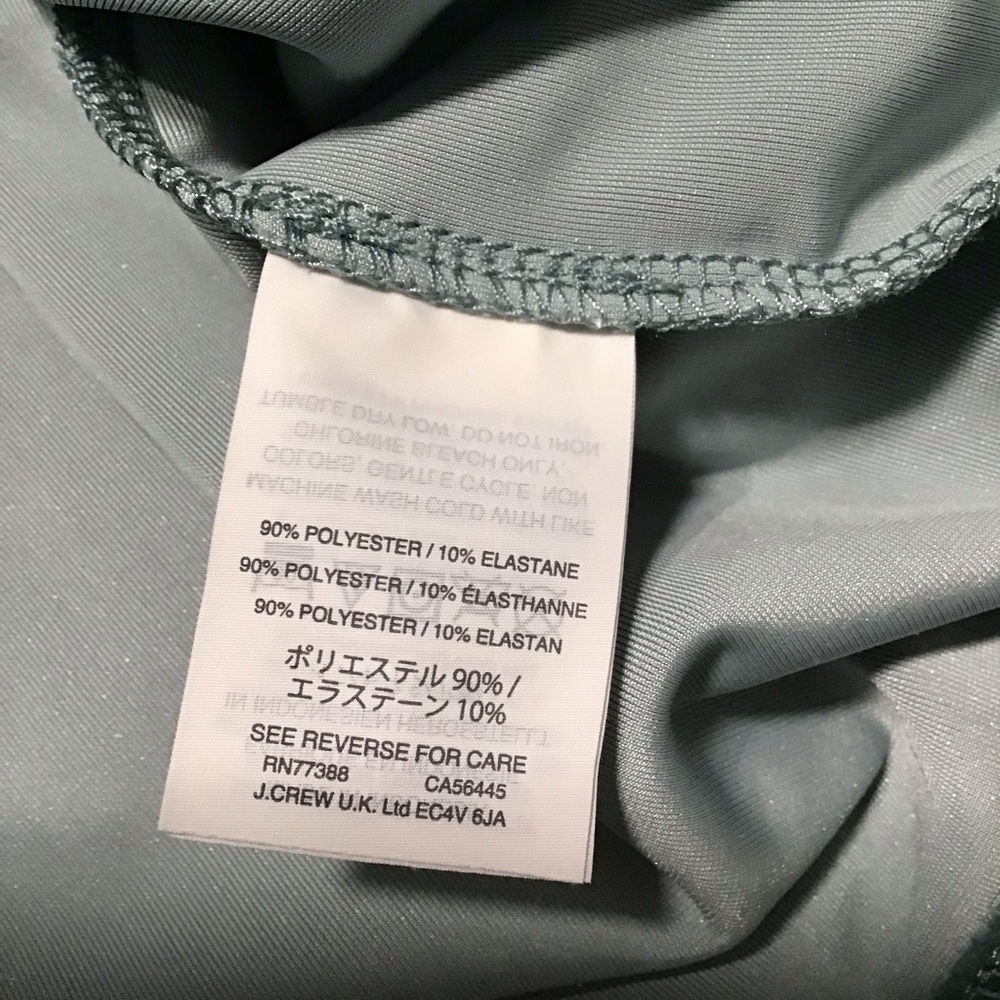 Madewell Light Teal Velvet Mockneck Top size S - Picture 8 of 8